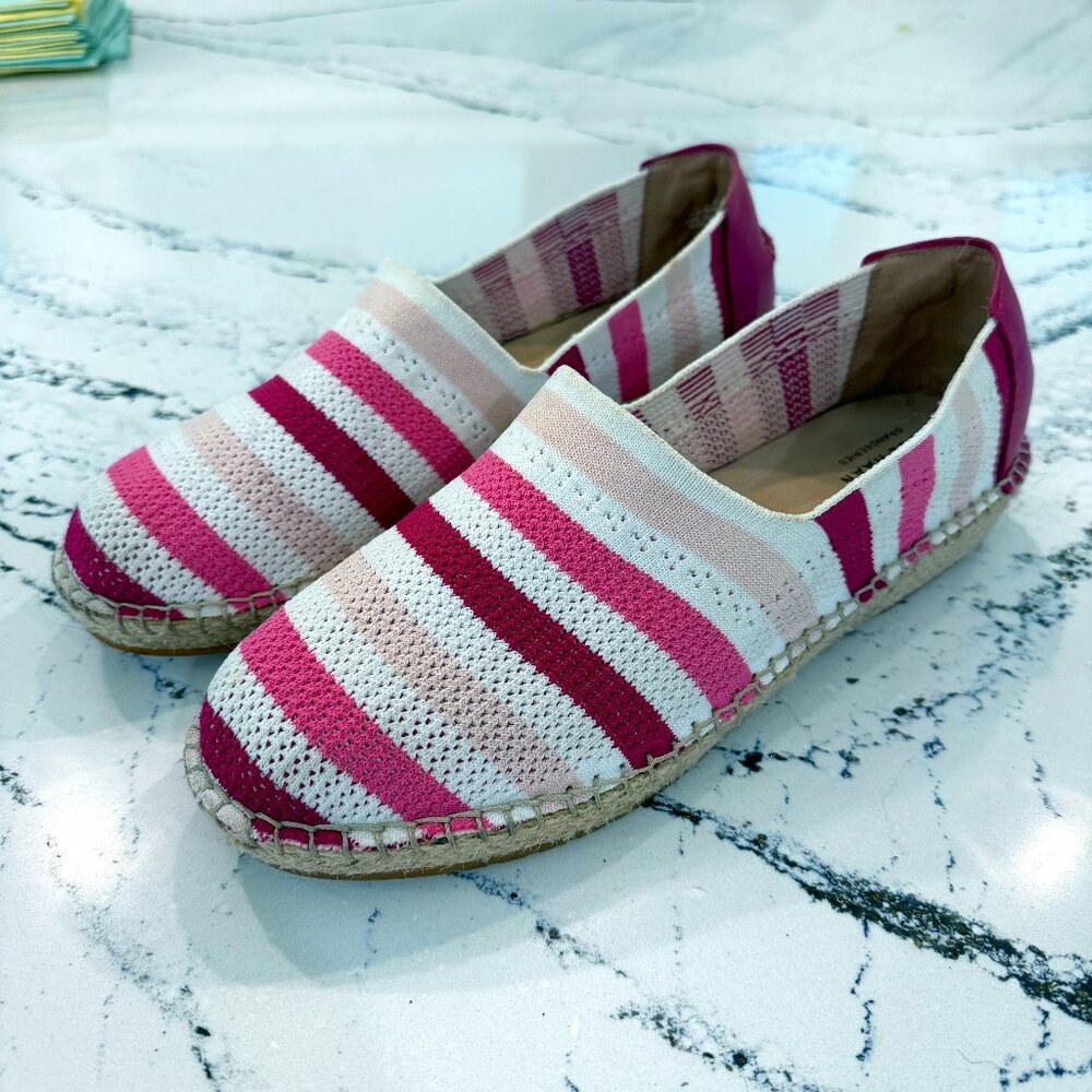 Cole Haan Cloudfeel Stitchlite Espadrille Festival Fuschia Pink/White Size 11